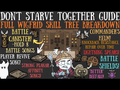 [BETA] Wigfrid Skill Tree Breakdown! NEW Weapons, Songs & More - Don't Starve Together Guide
