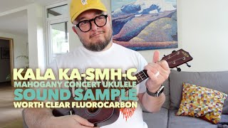 Video thumbnail for Kala KA-SMH-C all solid Mahogany Concert sound sample (Worth clear flurocarbon strings) by Koldo Ken