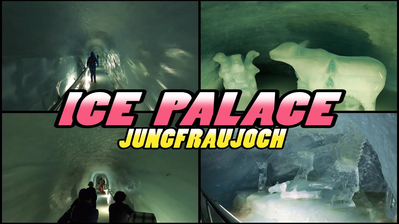 Embark on a walking tour of the Ice Palace Jungfraujoch.
