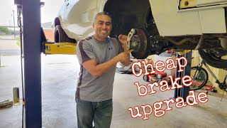 G Body Front Brake Upgrade - cheap & easy