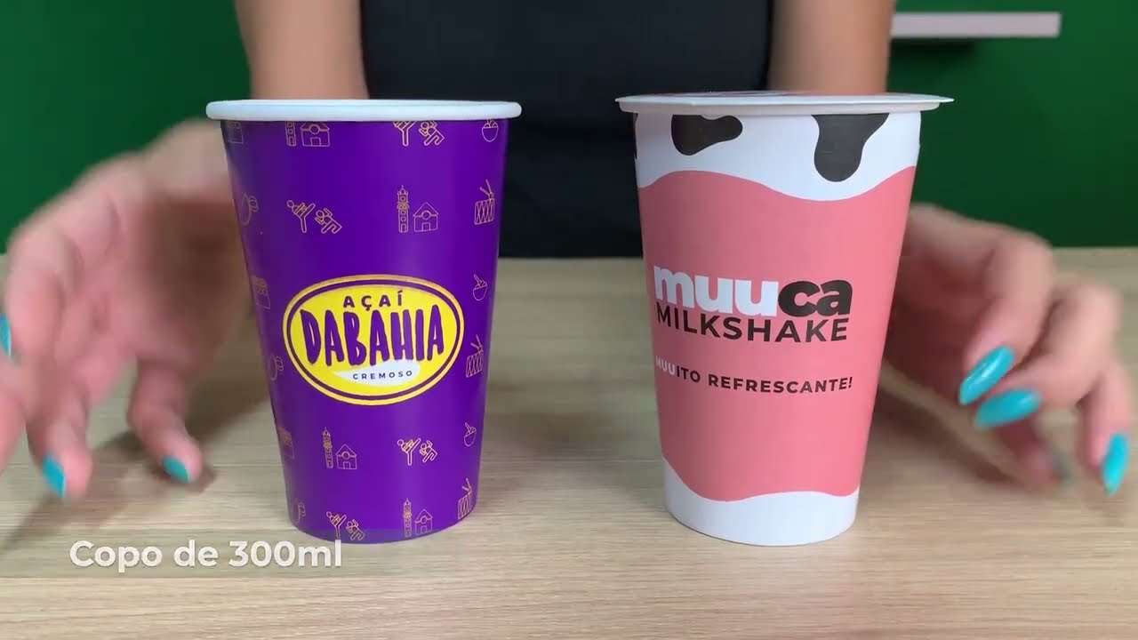 Copo Personalizado de Papel 300ml - Papello Embalagens