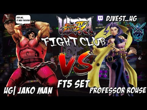 USF4 Fight Club - UG| Jako Man VS Professor Rouse FT5 Set