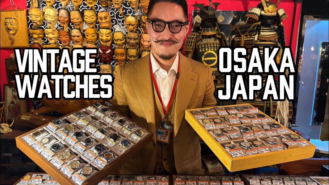 Visiting Osaka’s LARGEST Vintage Watch Store