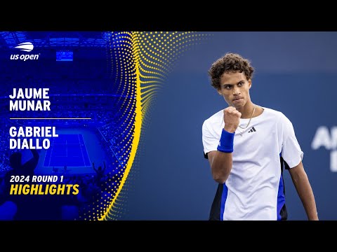 Jaume Munar vs. Gabriel Diallo Highlights | 2024 US Open Round 1