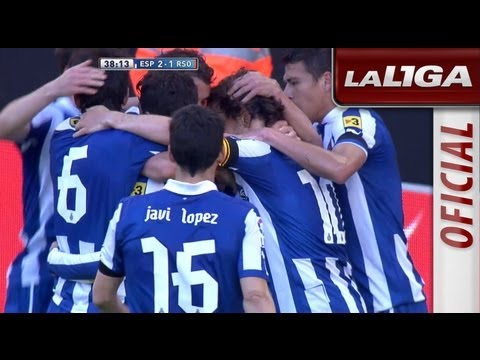 Gol de Stuani (2-1) en el RCD Espanyol - Real Sociedad - HD