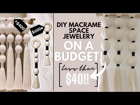 This Macrame Wall Art DIY is so easy, you'll be doing it in no time!