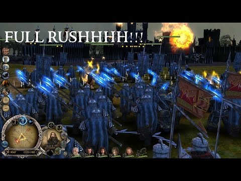 BFME2: Edain 4.3 - Dwarven Mordor Mosh Pit! 2v2 w/ Gil-Salad