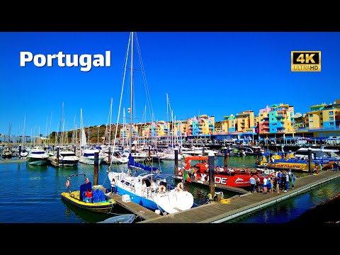 Marina Albufeira, March 2023 🇵🇹 Walking Tour 4K 60FPS – Algarve Portugal