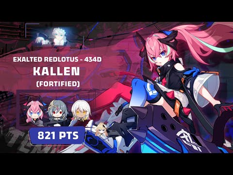 Honkai Impact 3: Exalted RL Kallen - Fortified (434D) 821 pts - FT HoS SnS BD 3*