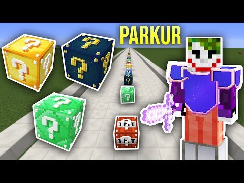 KARIŞIK ŞANS BLOKLARI PARKUR CHALLENGE - Minecraft