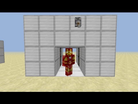 EASIEST 2X2 Piston Door In Minecraft! [Tutorial]