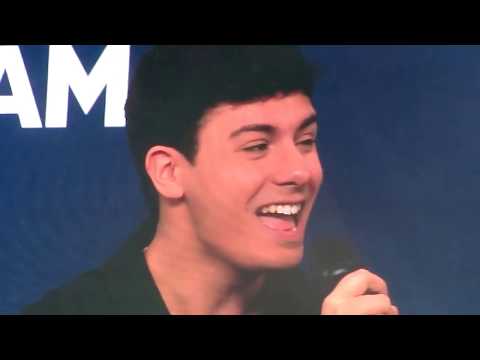 ESCKAZ in Lisbon: Press-conference of Alfred & Amaia (Spain)