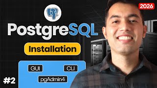 PostgreSQL Installation 2026: Install PostgreSQL + pgAdmin 4 + CLI Setup