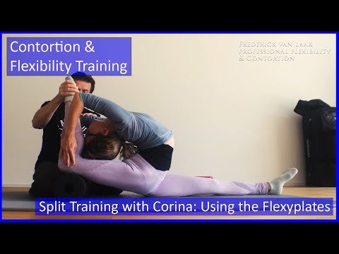 Contortion Training by Flexyart 174: Splits with Corina - Also for Yoga, Poledance, Ballet, Dance