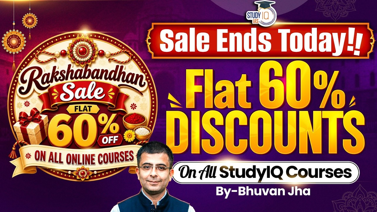 Last Chance to get 60% OFF on All UPSC Courses | Start Your UPSC Journey Now! | StudyIQ IAS
