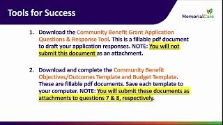 FY26 Community Benefit Grant Program Informational Video