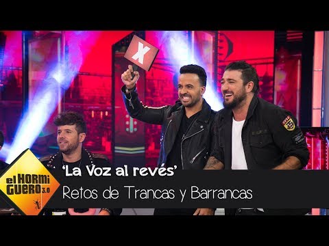 Luis Fonsi, Pablo López y Antonio Orozco juegan a 'La Voz al revés' - El Hormiguero 3.0