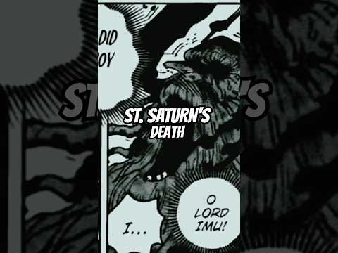 Why Imu Killed St. Saturn... #anime #explained #onepiece #shorts #onepiecemanga