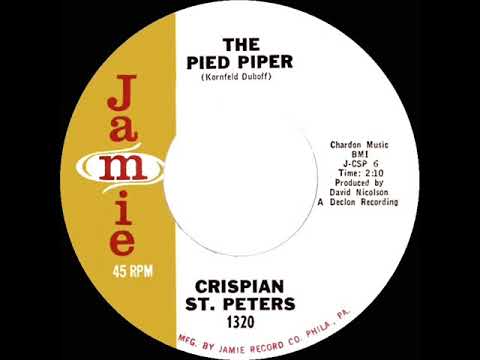 1966 HITS ARCHIVE: The Pied Piper - Crispian St. Peters (a #2 record--mono 45)
