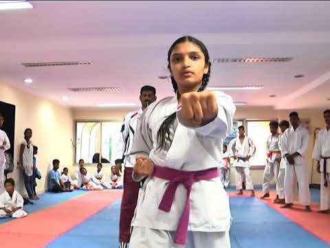 Judo karate training for Self Defense to Girl Child Practice Video
