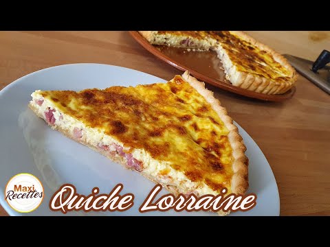 Quiche Lorraine Gratinée au Fromage Recette Facile et Rapide