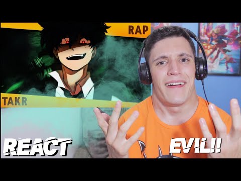 REACT - TENHAM MEDO, PORQUE EU ESTOU AQUI - Midoriya Rap (Versão Sombria) | Takeru Feat. rAid