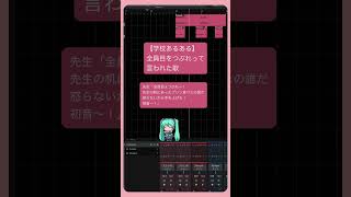 【学校あるある】全員目をつぶれって言われた歌  feat.初音ミク #Shorts #kawaii