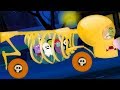 Scary Wheels On The Bus Yellow Bus Nursery Rhymes Kids Songs