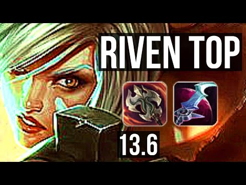 RIVEN vs ILLAOI (TOP) | Rank 6 Riven, 2.0M mastery, 8/2/7, 300+ games | TR Challenger | 13.6