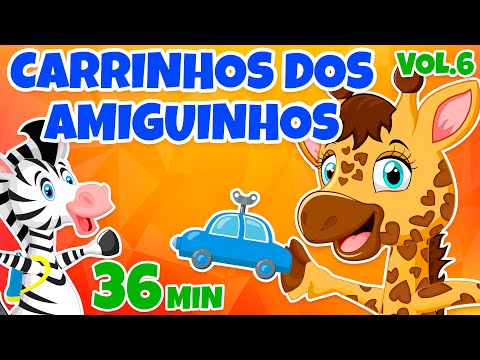 Carrinhos dos Amiguinhos Vol. 6 - Giramille 36 min | Desenho Animado Musical