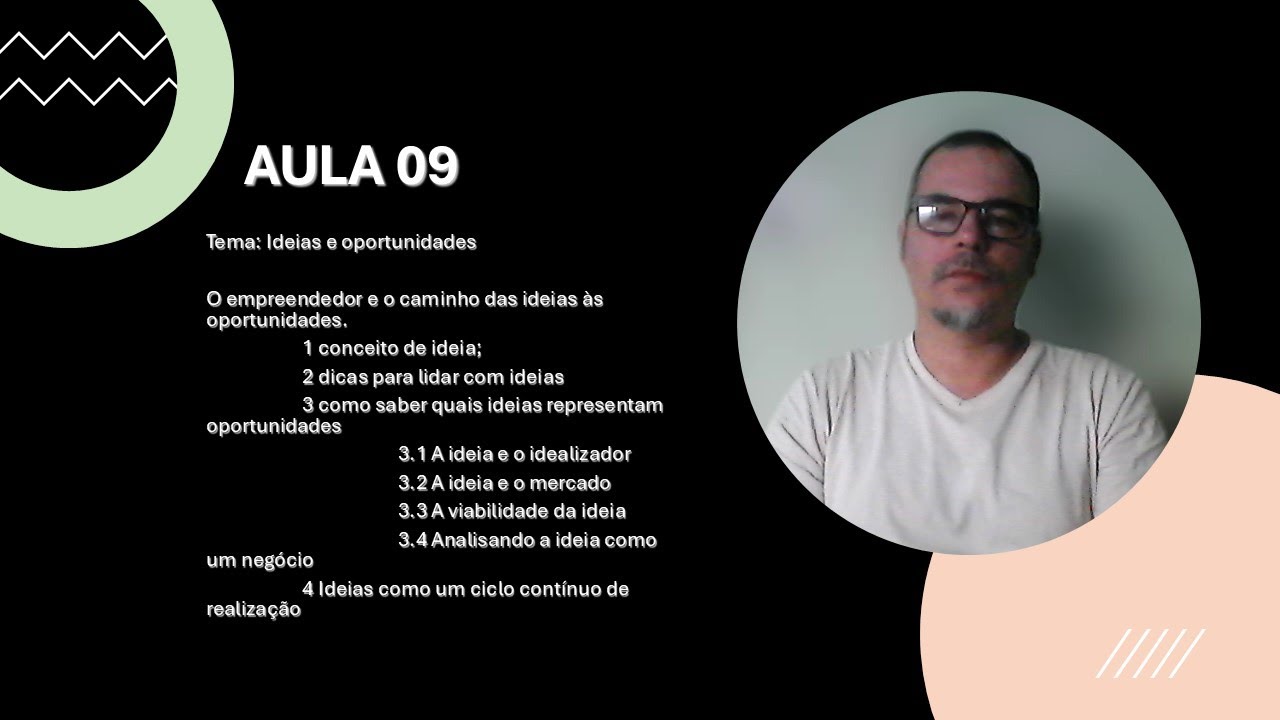 VÍDEO AULA 09 IDÉIAS E OPORTUNIDADES