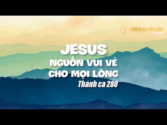 THÁNH CA 280 | GIÊ XU NGUỒN VUI VẺ CHO MỌI LÒNG | KARAOKE THÁNH CA TIN LÀNH