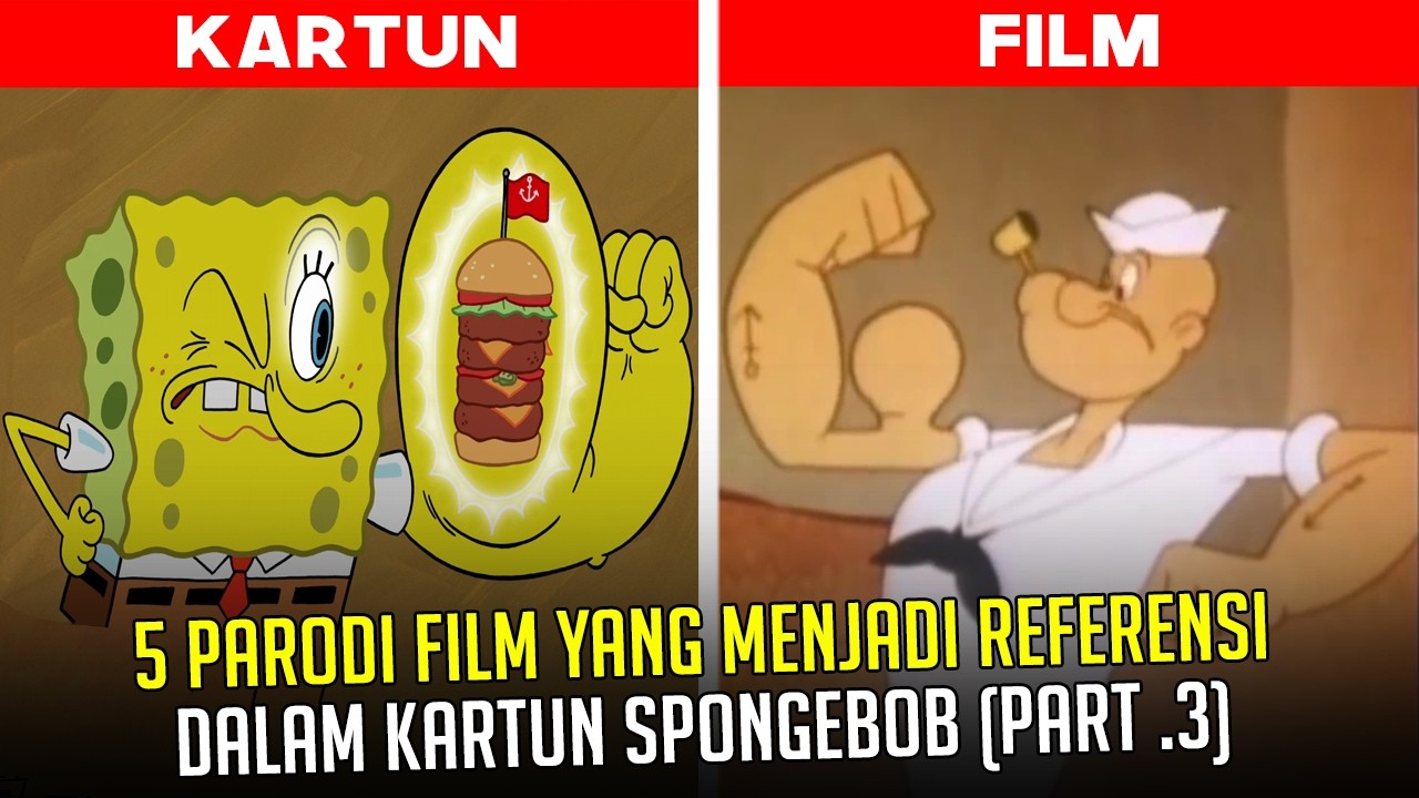 5 Parodi Film yang menjadi Referensi dalam Kartun SpongeBob (Part. 3)