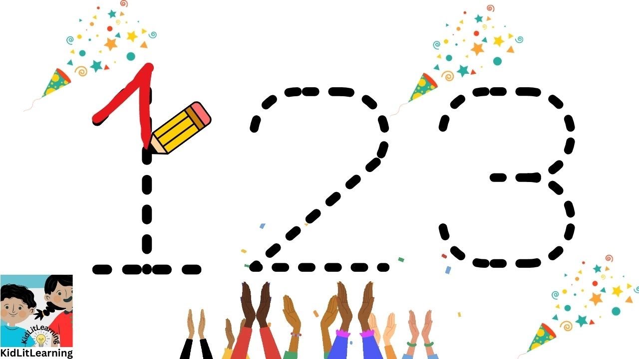 Tracing Numbers | 1-8 Numbers | Learn to Trace | Preschool