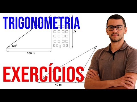 Trigonometria no Triângulo Retângulo -   Exercícios - Parte 3/3