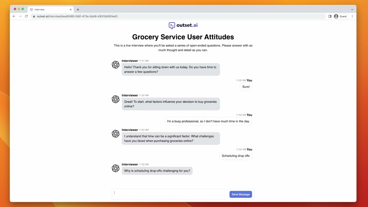 Outset Interview Demo