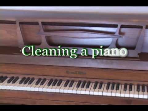 Higginson Piano Service, cleaning a piano