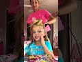 Baby girl teaches me how to do the barbie makeup 😍💕 #girls #makeup #makeuptutorial #shorts