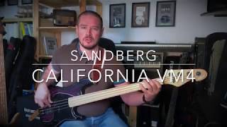Video thumbnail for Sandberg California VM4 Violetburst Bass Guitar Soundcheck by MusicMinutes Hangszerbolt