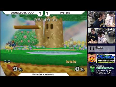 Mass Madness 30 SSBM - JesusLover7000 (C. Falcon) vs. Project (Fox, Sheik) - Melee WQF