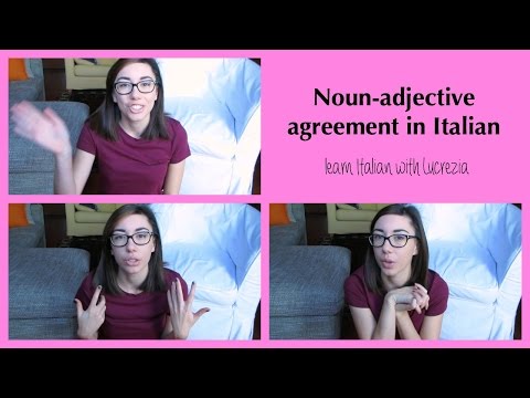 Italian for absolute beginners: noun-adjective agreement in Italian (+ exercise!)