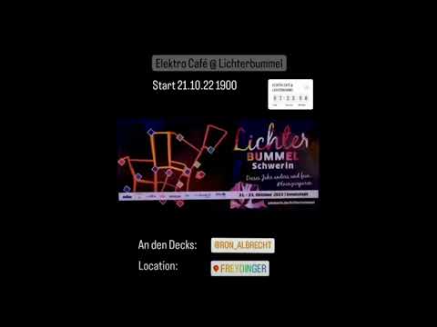 20221021 Elektro Cafe@Lichterbummel Ron Albrecht Pt.1