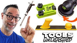 4 Clever Tools: Flexible Sanders, A Marking Gauge, Roller Guides, & Sander Lights | Tools Unleashed