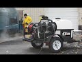 NorthStar Pressure Washer | Hot Water | Trailer-Mount | Honda GX630 | 157595.NOR | Features