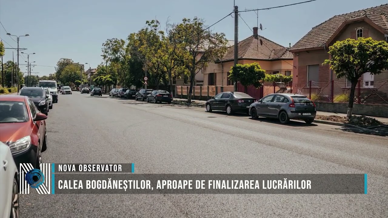 Calea Bogdăneștilor, aproape de finalizarea lucrărilor