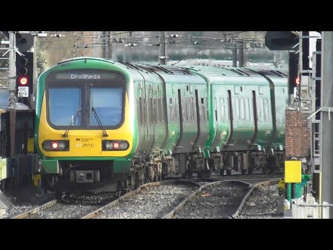 Irish Rail 29000 Class Commuter Train 29116 Departing Connolly Station, Dublin