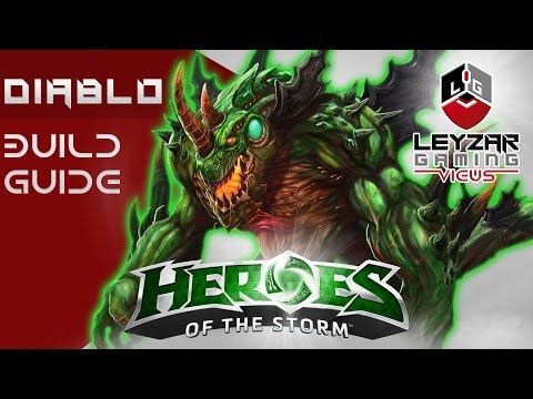Heroes of the Storm (Gameplay) - Diablo Build Guide - Kaijo Skin (HotS Quick Match)