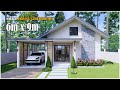Small and Modern house | 6m x 9m with 2Bedroom (Simple life)