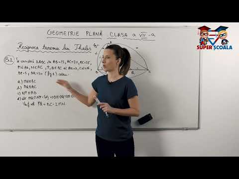 Clasa a VII-a - Reciproca teoremei lui Thales - Partea 3