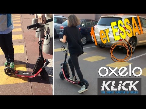 Essai de la trottinette électrique Oxelo Klick (Decathlon)